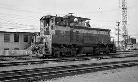 Burlington Northern Diesel Locomotive 302 at Hillyard, Washington, undated