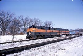 Great Northern Railway 510 at Fridley, Minnesota in 1970.