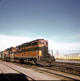 Great Northern Railway 2025 at Shelby, Montana in 1967.