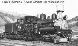 J. Neils Lumber Steam Locomotive 7 at Klickitat, Washington, 1956