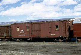 Great Northern Railway Outfit Car O6003 at Wenatchee, Washington in 1972.