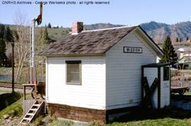 Great Northern Depot at Mission, Washington, 1987