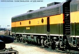 Great Northern Diesel Locomotive 364B at Saint Paul, Minnesota, 1967