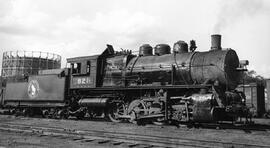 Great Northern Steam Locomotive 821 at Saint Paul, Minnesota, 1947