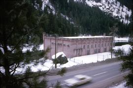 Great Northern Railway  powerhouse at Tumwater Canyon, Washington.