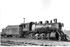 Great Northern Steam Locomotive 1196 at Devils Lake, North Dakota, 1949