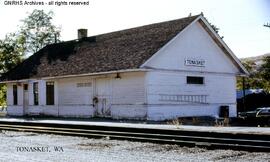 Great Northern Depot at Tonasket, Washington, undated