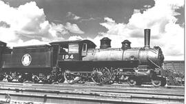 Great Northern Steam Locomotive 194 at Minot, North Dakota, 1941
