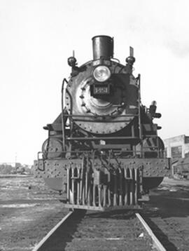 Great Northern Steam Locomotive 1451 at Mt Vernon, Washington, 1936