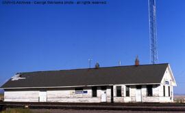 Great Northern Depot at Browning, Montana, 1990