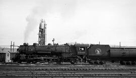 Great Northern Steam Locomotive 2508 at Hillyard, Washington, undated