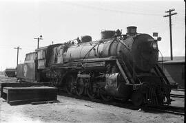 Great Northern Steam Locomotive 3129 at Saint Cloud, Minnesota in 1956.