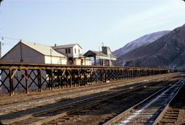 Great Northern Railway south icing platform at Wenatchee, Washington in 1974.