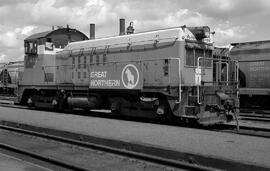 Burlington Northern Diesel Locomotive 480 in Washington State, undated
