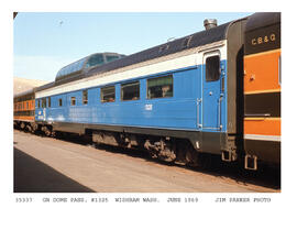 Great Northern Dome Passenger Car Number 1325, Wishram, Washington, 1969