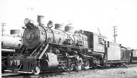 Spokane, Portland, and Seattle Railway Steam Locomotive 364 at Portland, Oregon, 1947