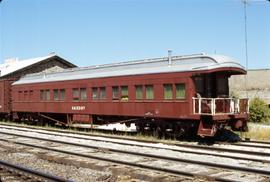 Great Northern Railway Outfit Car O3187 at Malaga, Washington in 1972.