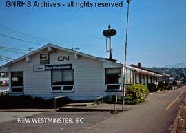 Great Northern Depot at New Westminster, British Columbia, undated