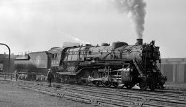 Great Northern Steam Locomotive 3378 at Hillyard, Washington, undated