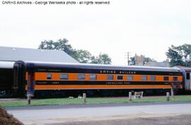 Great Northern Passenger Car 1384 at Bellevue, Ohio, 1991