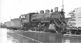 Spokane, Portland, and Seattle Railway Steam Locomotive 361 at Portland, Oregon, 1948