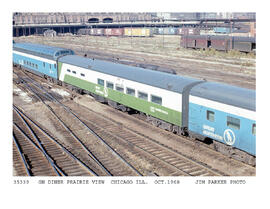 Great Northern Passenger Car 1254, Chicago, Illinois, October, 1968