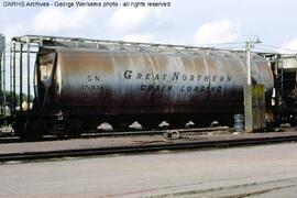 Great Northern Covered Hopper Car 171036 at Amarillo, Texas, 1979