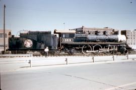 Great Northern Railway 1355 at Sioux City, Iowa in 1960.