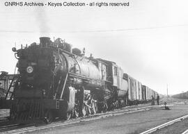 Great Northern Steam Locomotive 2189 at Saint Cloud, Minnesota, 1956