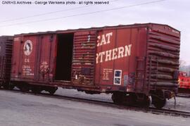 Great Northern Boxcar 13404 at Albuquerque, New Mexico, 1977
