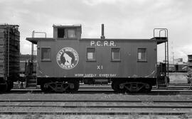 Pacific Coast Caboose X1 in Seattle, Washington, circa 1952