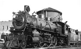 Great Northern Steam Locomotive 1483 at Blaine, Washington, 1937