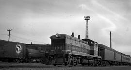 Great Northern Diesel Locomotive 192 at Hillyard, Washington, undated
