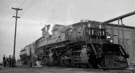 Great Northern Steam Locomotive 2057 at Hillyard, Washington, undated