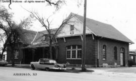 Great Northern Depot at Aberdeen, South Dakota, undated