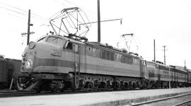 Great Northern Electric Locomotive 5011 at Wenatchee, Washington, undated