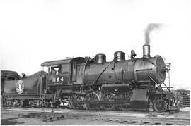 Great Northern Steam Locomotive 1164 at Saint Paul, Minnesota, 1935