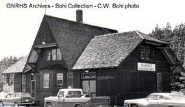 Great Northern Depot at Summit, Montana, 1976