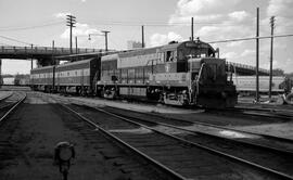Great Northern Diesel Locomotive 2508 at Havre, Montana, undated