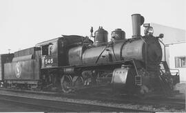 Great Northern Steam Locomotive 545 at Burlington, Washington, 1947