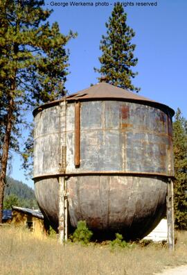 Great Northern Water Tank at Troy, Montana, 1990