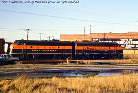 Great Northern Diesel Locomotive 274A/B at South Bellingham, Washington, 1966