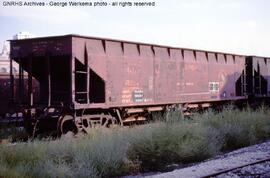 Great Northern Hopper Car 78214 at Denver, Colorado, 1982