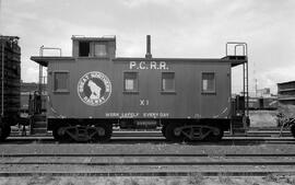 Pacific Coast Caboose X1 in Seattle, Washington, circa 1952