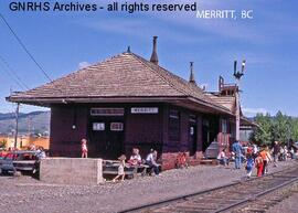 Canadian Pacific Depot at Merritt, British Columbia, undated