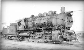 Great Northern Steam Locomotive 830 at Duluth, Minnesota, 1955