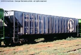 Great Northern Covered Hopper Car 172372 at Amarillo, Texas, 1980