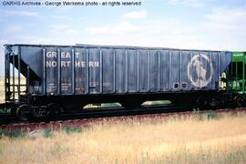 Great Northern Covered Hopper Car 172557 at Amarillo, Texas, 1980