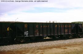 Great Northern Hopper Car 70439 at Broomfield, Colorado, 1990