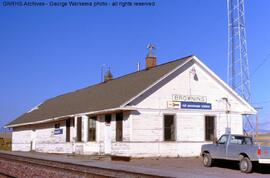 Great Northern Depot at Browning, Montana, 1990